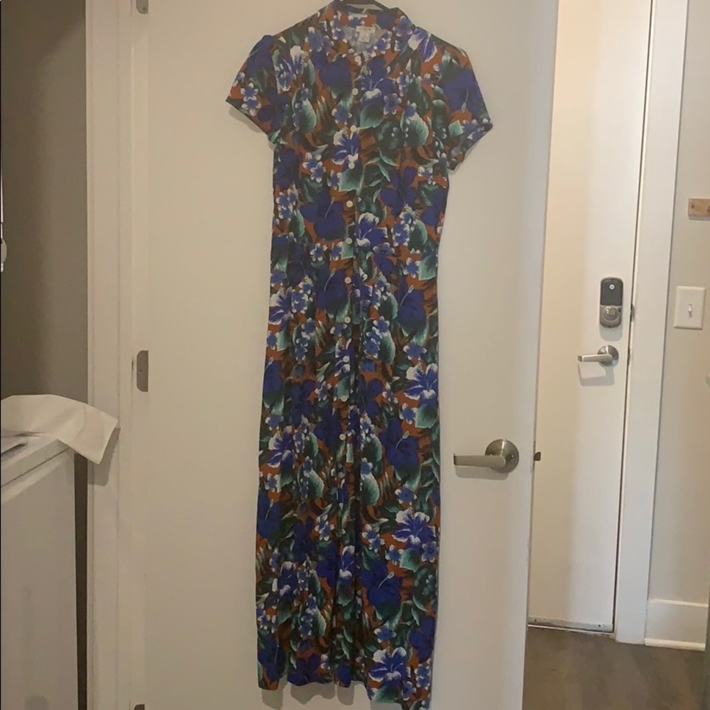 Jcrew factory Hawaiian maxi dress